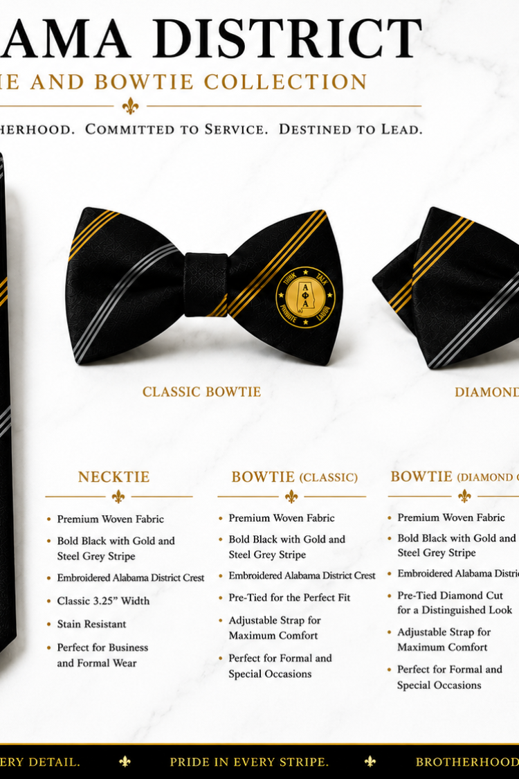 Alabama Alphas District Neckwear